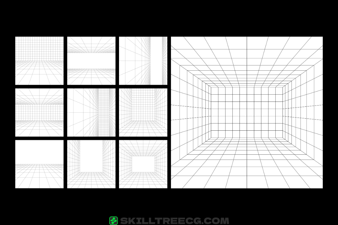 图片[2]-Perspective Grid Backgrounds Set（768435）-技能树